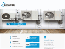 Tablet Screenshot of climate-evolution.com